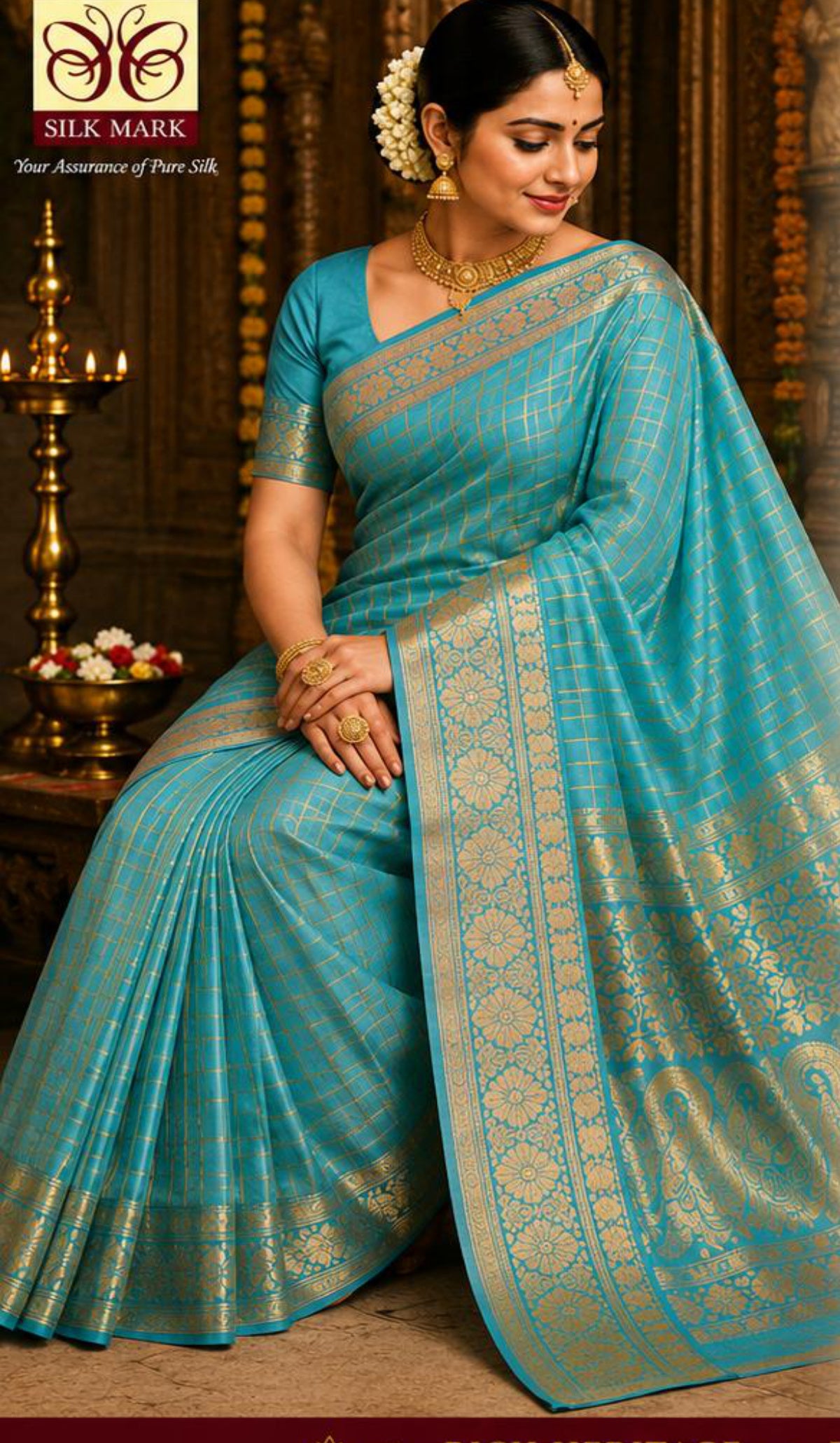 Mysore Crepe Turquoise